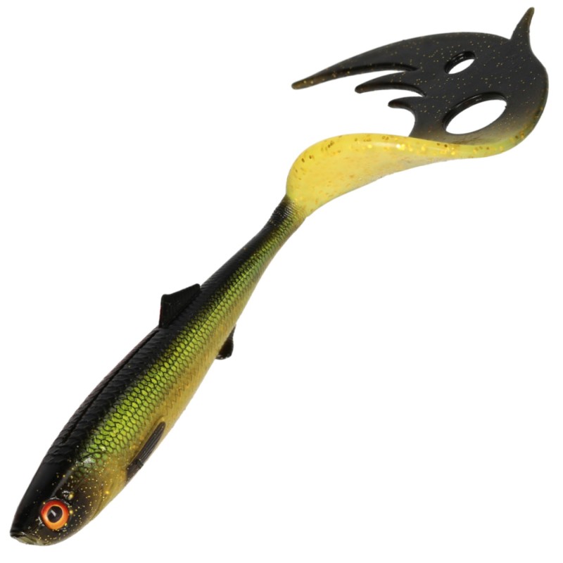 Przynęta Mikado Sicario Pike Tail 14cm Tench – skuteczna guma na szczupaka i sandacza