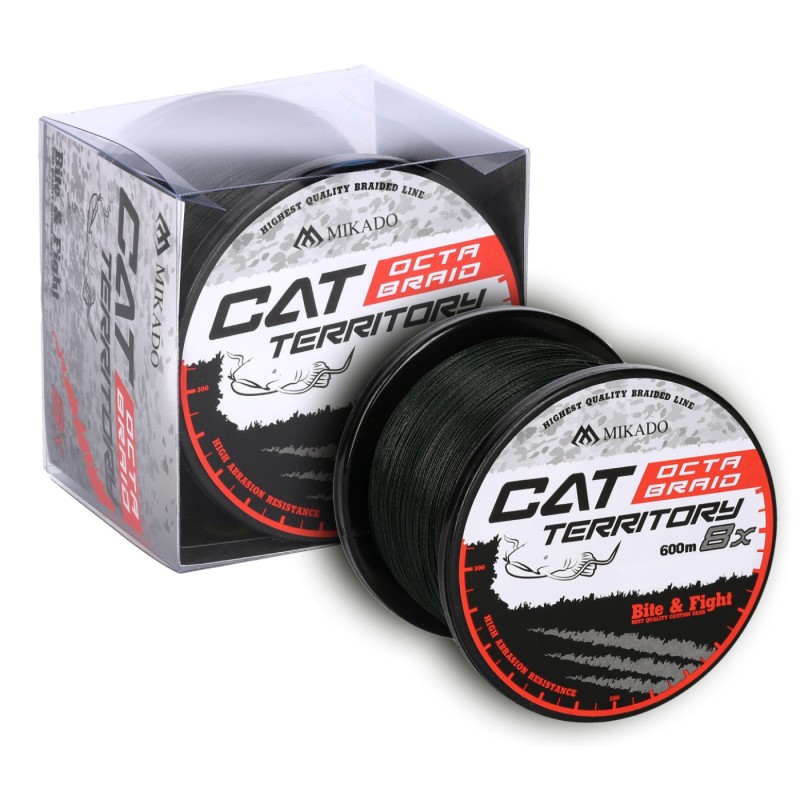 Plecionka sumowa Mikado Cat Territory Octa Braid 0.60 mm 600 m – wytrzymałość 61.8 kg