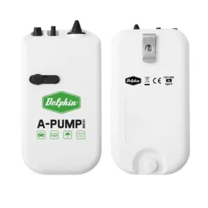 Pompka do żywca Delphin A-PUMP maxi – 80h pracy, 2 tryby, adapter samochodowy