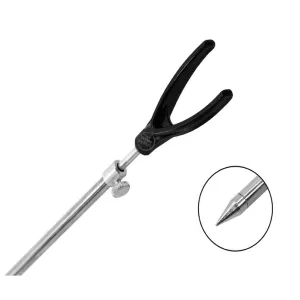 Podpórka Delphin z uchwytem tylnym 50–90 cm – stalowa teleskopowa podpórka do wędki