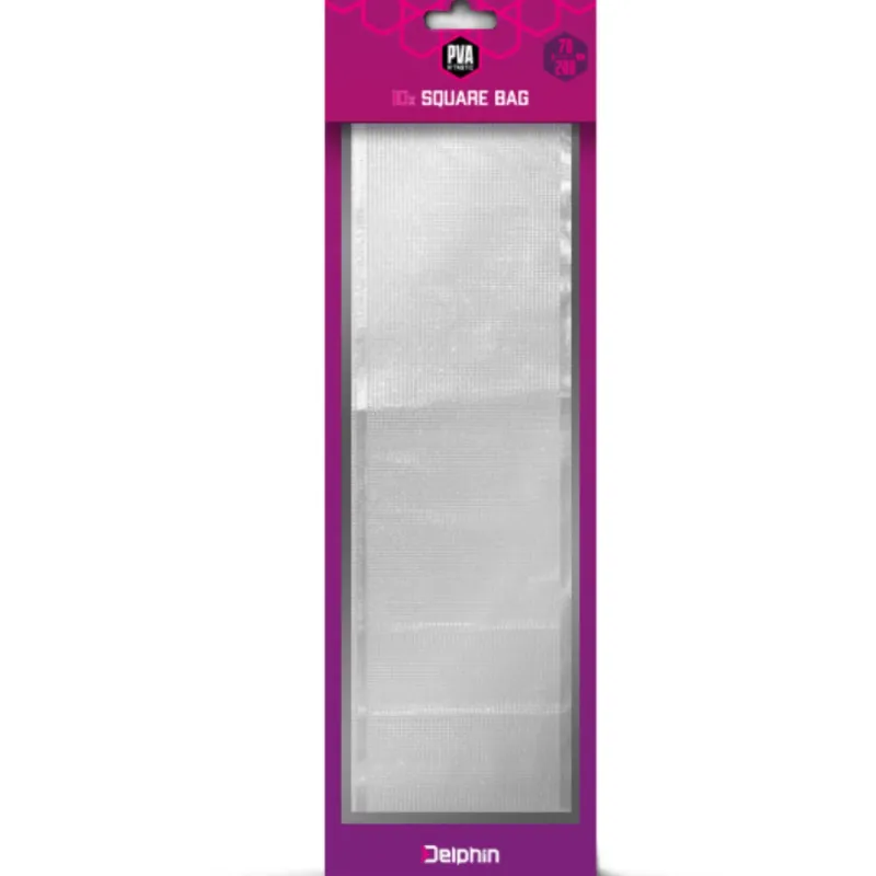 Zestaw 10x Worki PVA 12x6 cm Delphin Karpiowe – precyzyjne nęcenie przy przynęcie