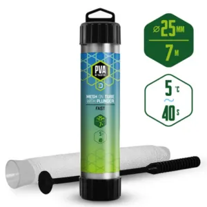 Siatka Delphin PVA Quick 7m 25mm Tuba + Ubijak – szybkorozpuszczalny zestaw PVA