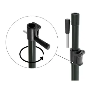 Podpórka Delphin Classa Stick 80–130 cm – aluminiowa teleskopowa sztyca