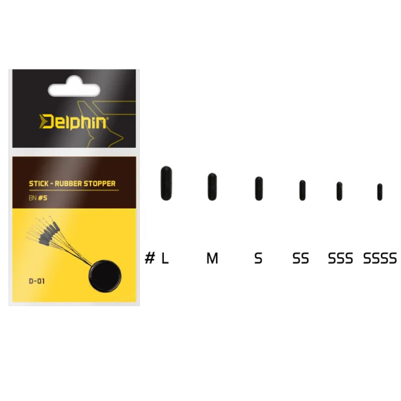 Gumowy stoper podłużny do feeder S Delphin – elastyczny i trwały
