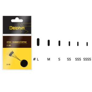 Gumowy stoper podłużny do feeder M Delphin – elastyczny i trwały