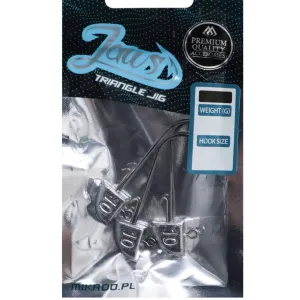Główki jigowe Trójkątne Jaws Mikado 10g 5/0 BN