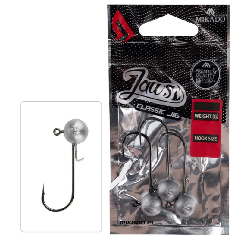 Główka jigowa Mikado Jaws Classic 20g 4/0 BN – precyzja i moc w klasycznej formie