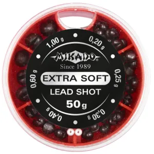 Ciężarki wędkarskie Mikado Zestaw A 50g – zestaw śrucin do spławika