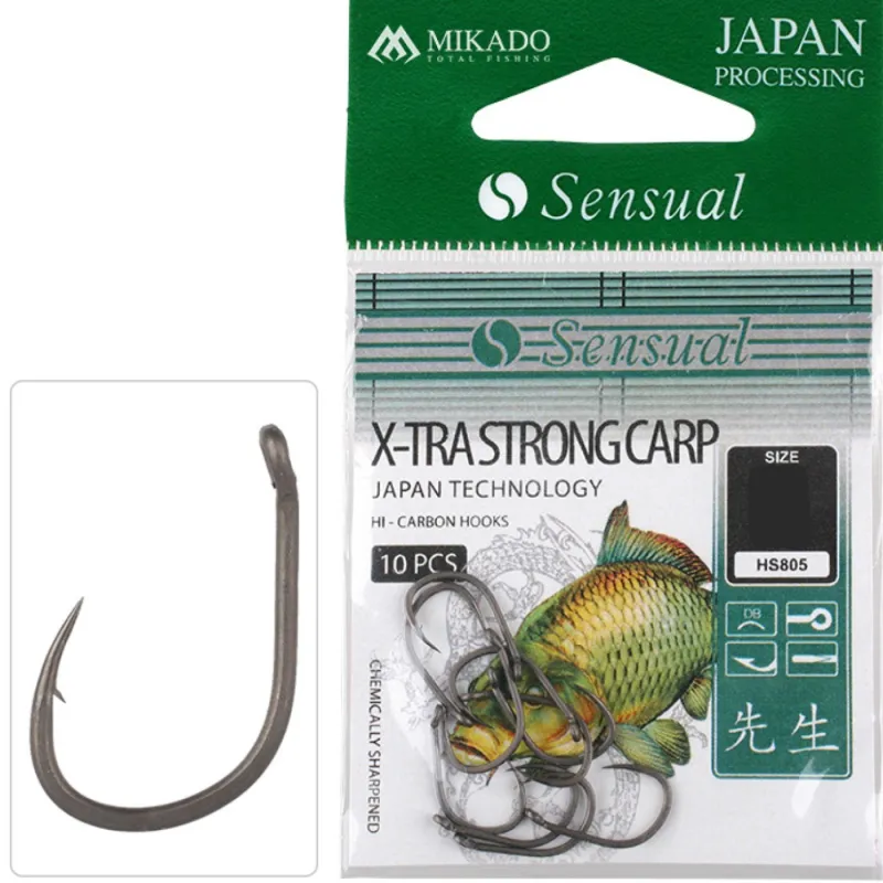 Haczyki Sensual Mikado nr 6 X-Tra Strong Carp