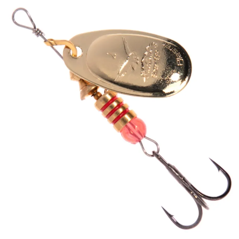 Błystka obrotówka Mikado Blaster nr 0 Złota Z-00 – ultralekka skuteczna przynęta