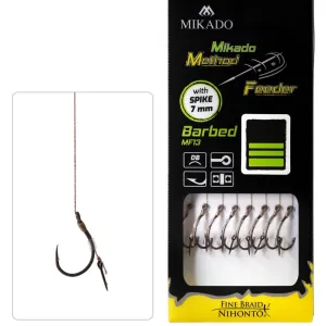 Przypony MF Mikado Method Feeder 4 z Igłą – plecionka 0,16 mm HMFB213I