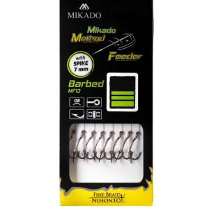Przypony MF Mikado Method Feeder 6 z Igłą – plecionka 0,16 mm HMFB213I