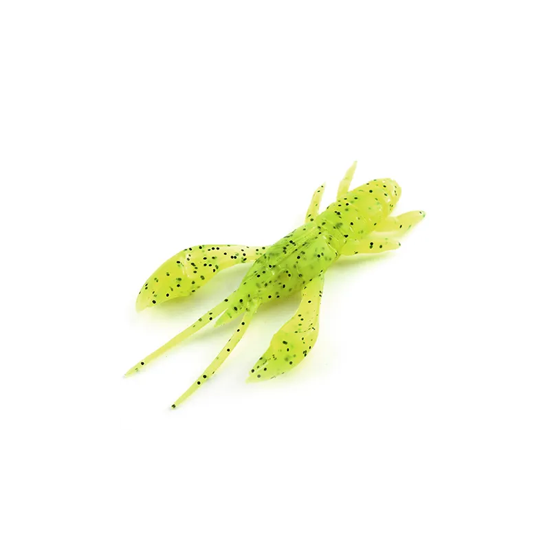 Fishup Real Craw 2' (4,8cm) 055 Chartreuse/Black