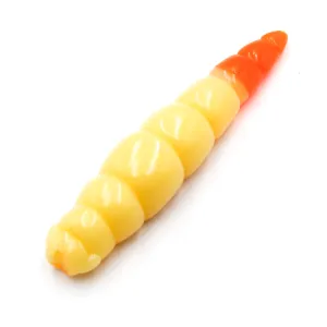 Guma Larwa Fishup Yochu 1,7' 4,3cm 135 - Cheese/Hot orange
