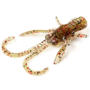 Guma Fishup Baffi Fly 1.5' 3,8cm 045 Green/ red brown