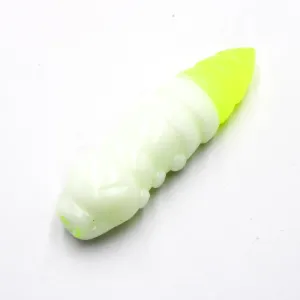 Guma Larwa Fishup Pupa 1.2' 3,2cm 131 White Chartreuse