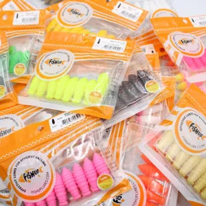 Guma Larwa Fishup Maya 1.4' 3,5cm 102 Mustard Yell