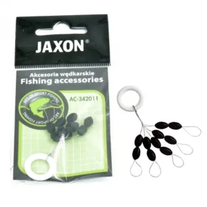 Stopery silikonowe Jaxon XL Extra Large czarne – trwałe i elastyczne ograniczniki