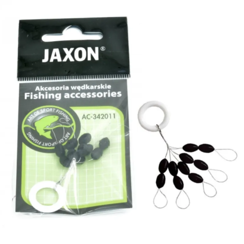 Stopery silikonowe Jaxon XL Extra Large czarne – trwałe i elastyczne ograniczniki