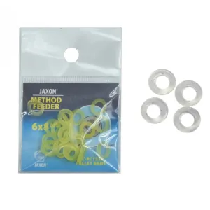 Gumki lateksowe Jaxon Method Feeder 6 mm – mocne i elastyczne, 20 szt.