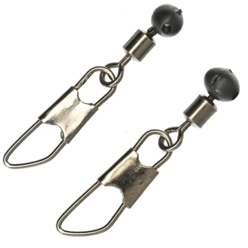 Agrafki z stoperem na krętliku Feeder S Jaxon – lekkie i precyzyjne do method feeder