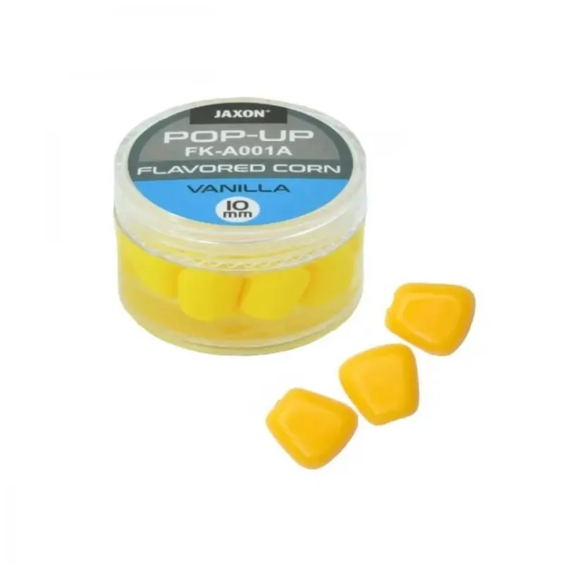 Sztuczna kukurydza POP UP 10mm Wanilia Jaxon – skuteczna pływająca przynęta