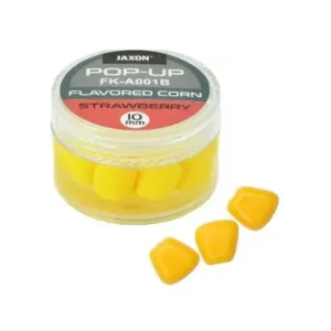 Sztuczna kukurydza POP UP 10mm Truskawka Jaxon – skuteczna słodka przynęta