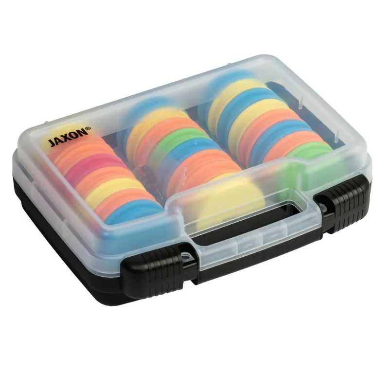 Pudełko ze szpulkami EVA Jaxon AC-PC090A – 24 szpulki do przyponów