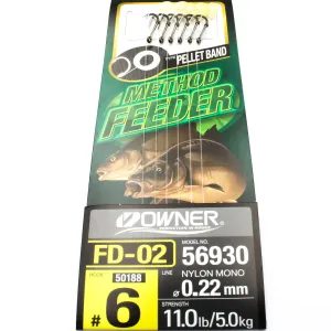 Przypon Method Feeder z gumka nr.6 żył 0,22 Owner