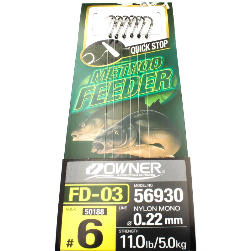 Przypon Method Feeder z quick nr.6 żył 0,22 Owner