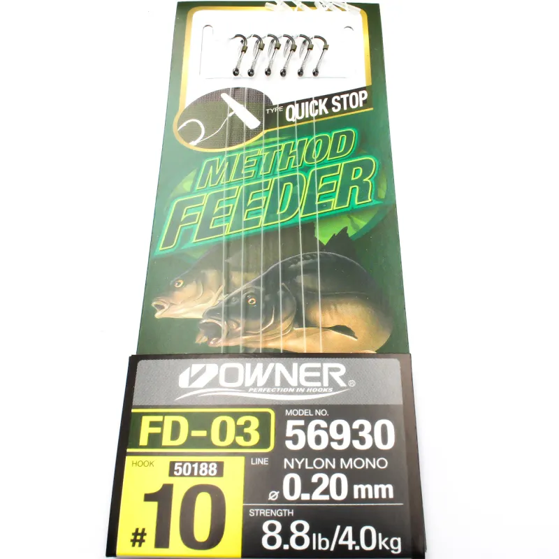 Przypon Method Feeder z quick nr.10 żył 0,20 Owner