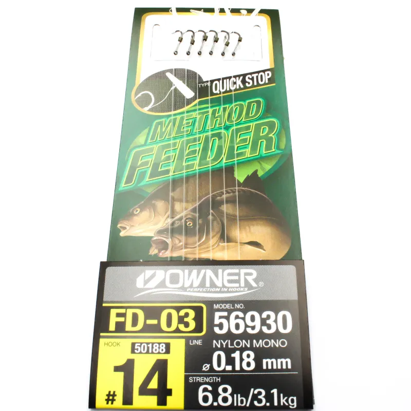 Przypon Method Feeder z quick nr.14 żył 0,18 Owner
