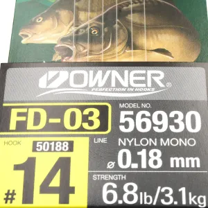 Przypon Method Feeder z quick nr.14 żył 0,18 Owner