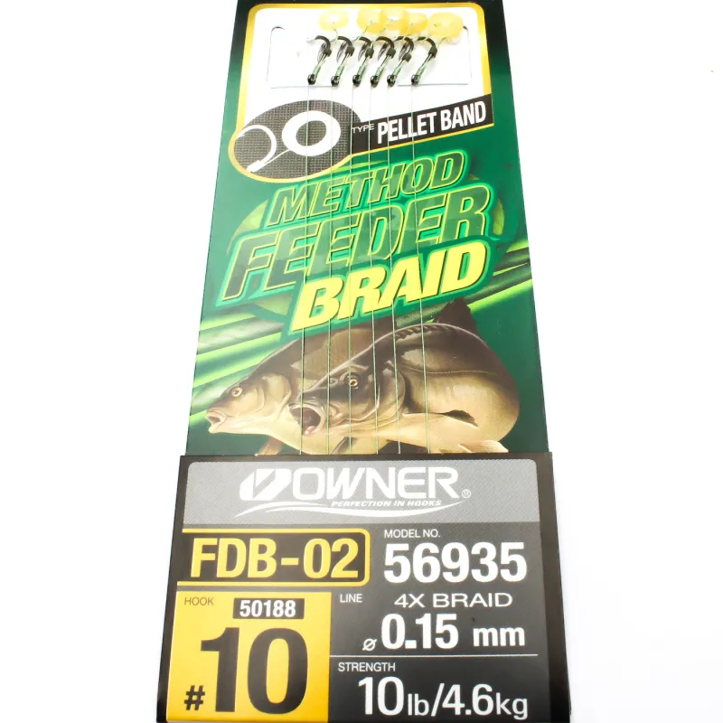 Przypon Method Feeder z gumka nr.10 plec.15 Owner