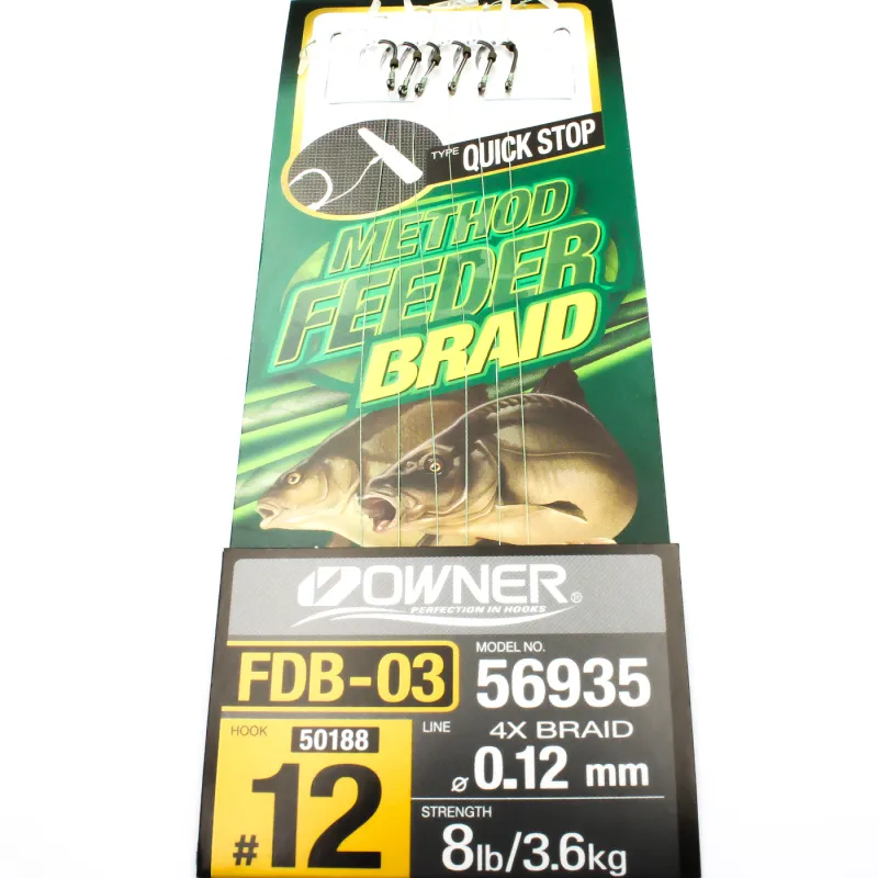 Przypon Method Feeder z quick nr.12 plec 12 Owner