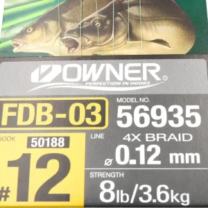 Przypon Method Feeder z quick nr.12 plec 12 Owner