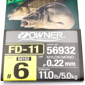 Przypon Method Feeder igła nr 6 żyłka 0,22 Owner