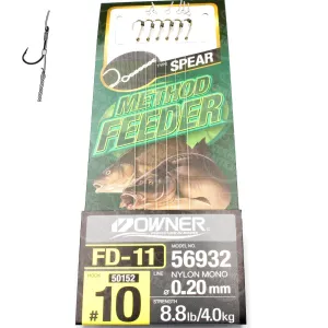 Przypon Method Feeder igła nr 10 żyłka 0,20 Owner