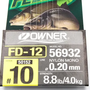 Przypon Method Feeder gumka nr 10 żyłka 0,20 Owner