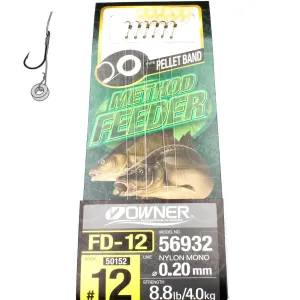 Przypon Method Feeder gumka nr 12 żyłka 0,20 Owner