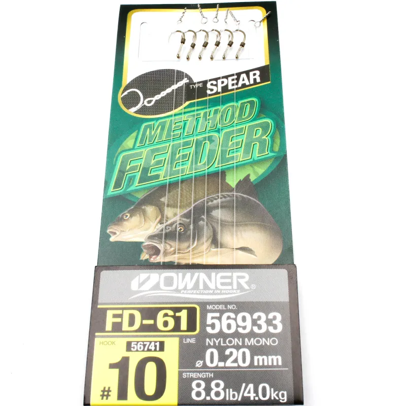 Przypon Method Feeder igła nr 10 żyłka 0,20 Owner