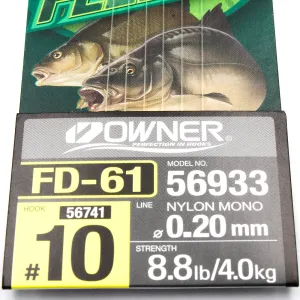 Przypon Method Feeder igła nr 10 żyłka 0,20 Owner