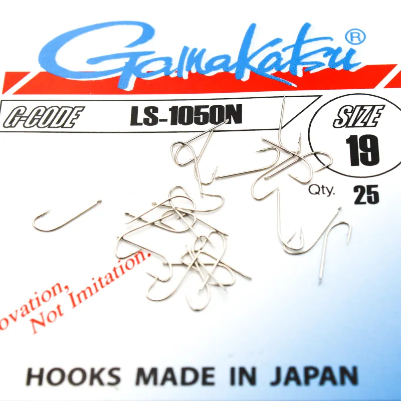 Haczyki Gamakatsu LS-1050N r.19 25szt NIKIEL