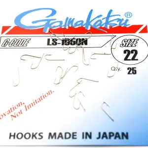 Haczyki Gamakatsu LS-1050N r.22 25szt NIKIEL