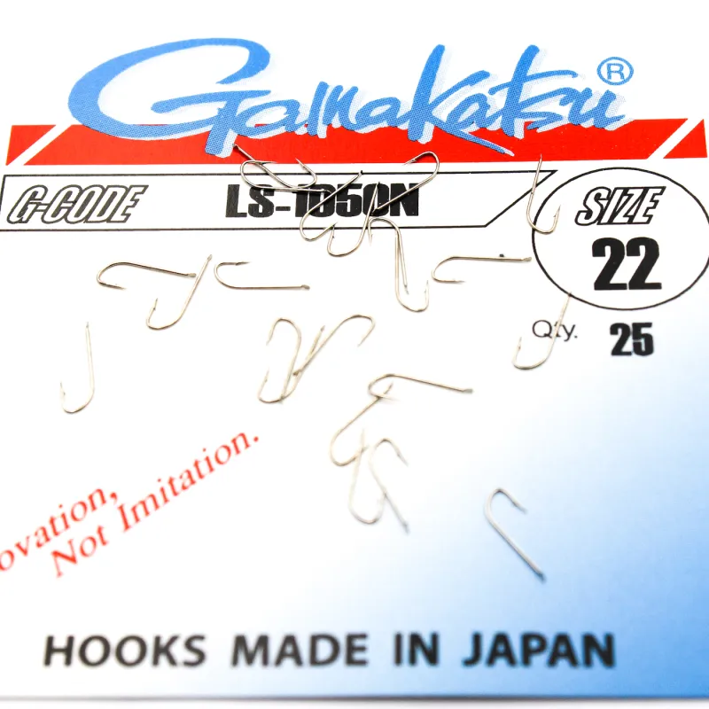 Haczyki Gamakatsu LS-1050N r.22 25szt NIKIEL