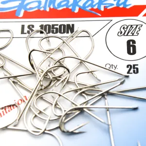 Haczyki Gamakatsu LS-1050N r.6 25szt NIKIEL