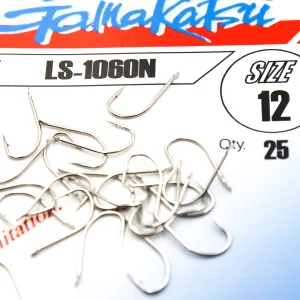 Haczyki Gamakatsu LS-1060N r.12 25szt NIKIEL