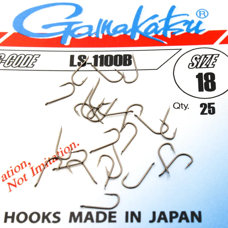 Haczyki Gamakatsu LS-1100 r.18 25szt BRONZE