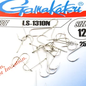 Haczyki Gamakatsu LS-1310 r.12 25szt NIKIEL