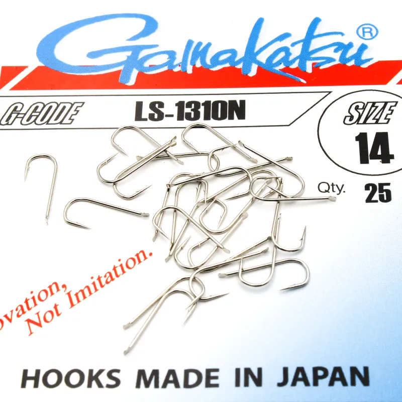 Haczyki Gamakatsu LS-1310 r.14 25szt NIKIEL